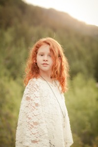 Girl with red hair